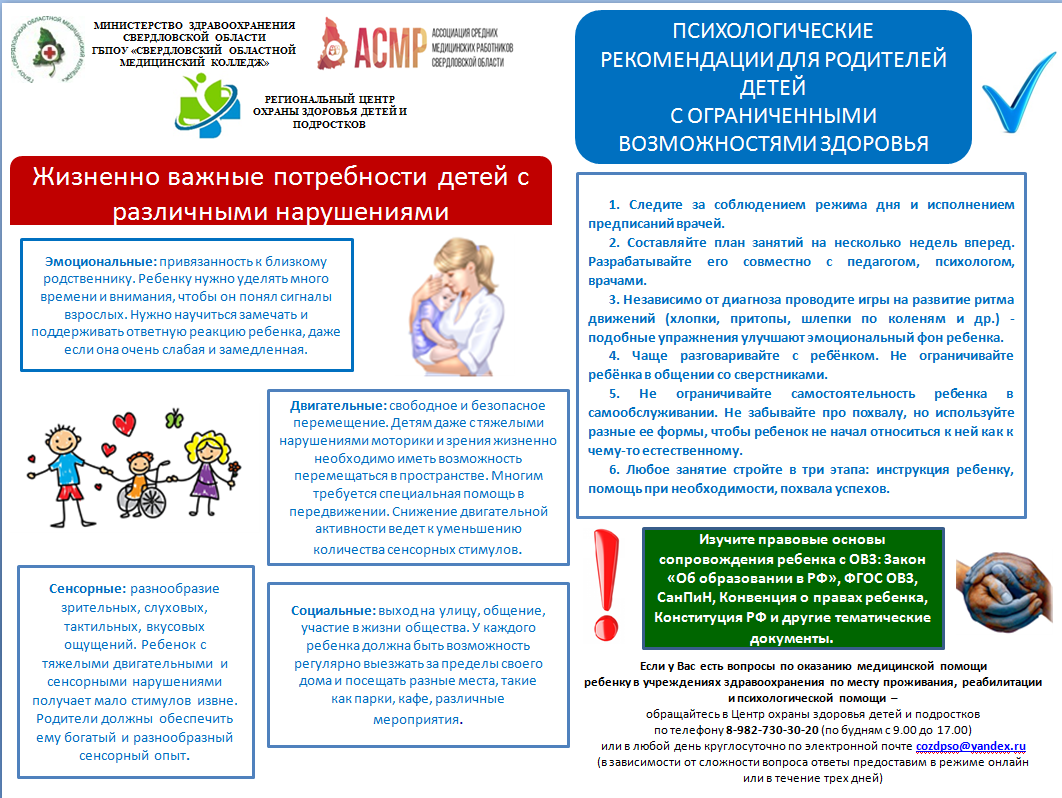 16.12.20 Layout of the memo for children with disabilities